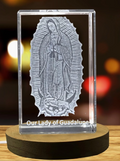Our Lady Of Guadalupe-3D Engraved Crystal from Canada.