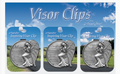 Pewter Visor Clip Guardian Angel - Family Assortment