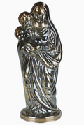 The Virgin Mary holding the infant Jesus - Hand Blown Glass from India.