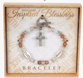 Inspired Blessings Bracelet with inspiring words "Faith" and "Peace"