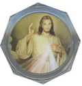 Divine Mercy Clear Octagon Rosary keepsake Box, from Italy.